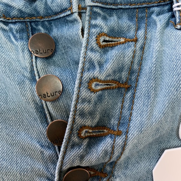 SZ S NWT Nature Denim shorts - Picture 3 of 11